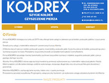 Tablet Screenshot of koldrex.pl